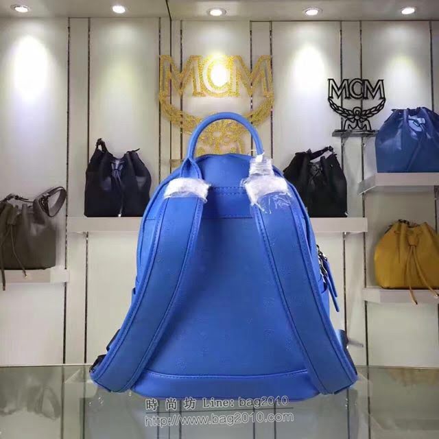 MCM女包 原單 經典款 MCM子母包 前面袋子可拆卸 Cosmo圖案 MCM女雙肩背包  mdmc1017